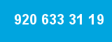 920 633 31 19 920 633 31 19